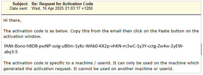 Activation Response
