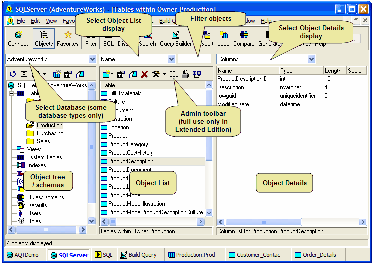 Database Explorer